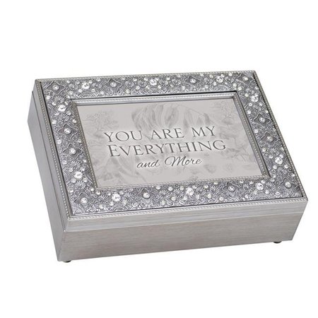 DICKSONS Dicksons FM103GB You are My Everything - Music Keepsake Box; Silver Metal Chest FM103GB